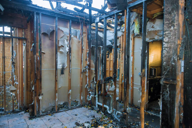 Professional Soot Cleanup technician working in Uniontown, OH